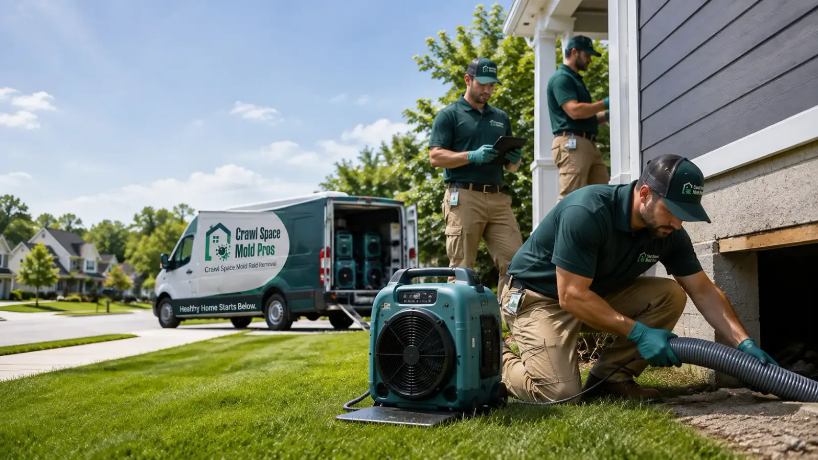 Crawl Space Mold Removal in Wales, WI